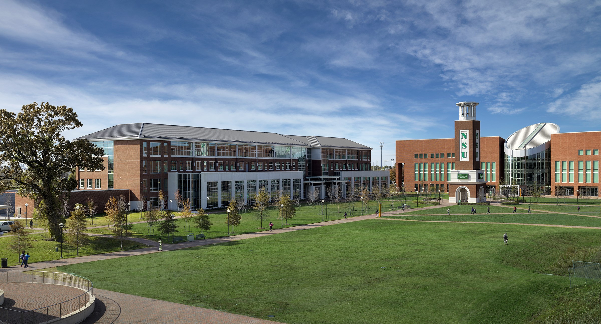 Photo of NSU quad, courtesy of NSU.edu