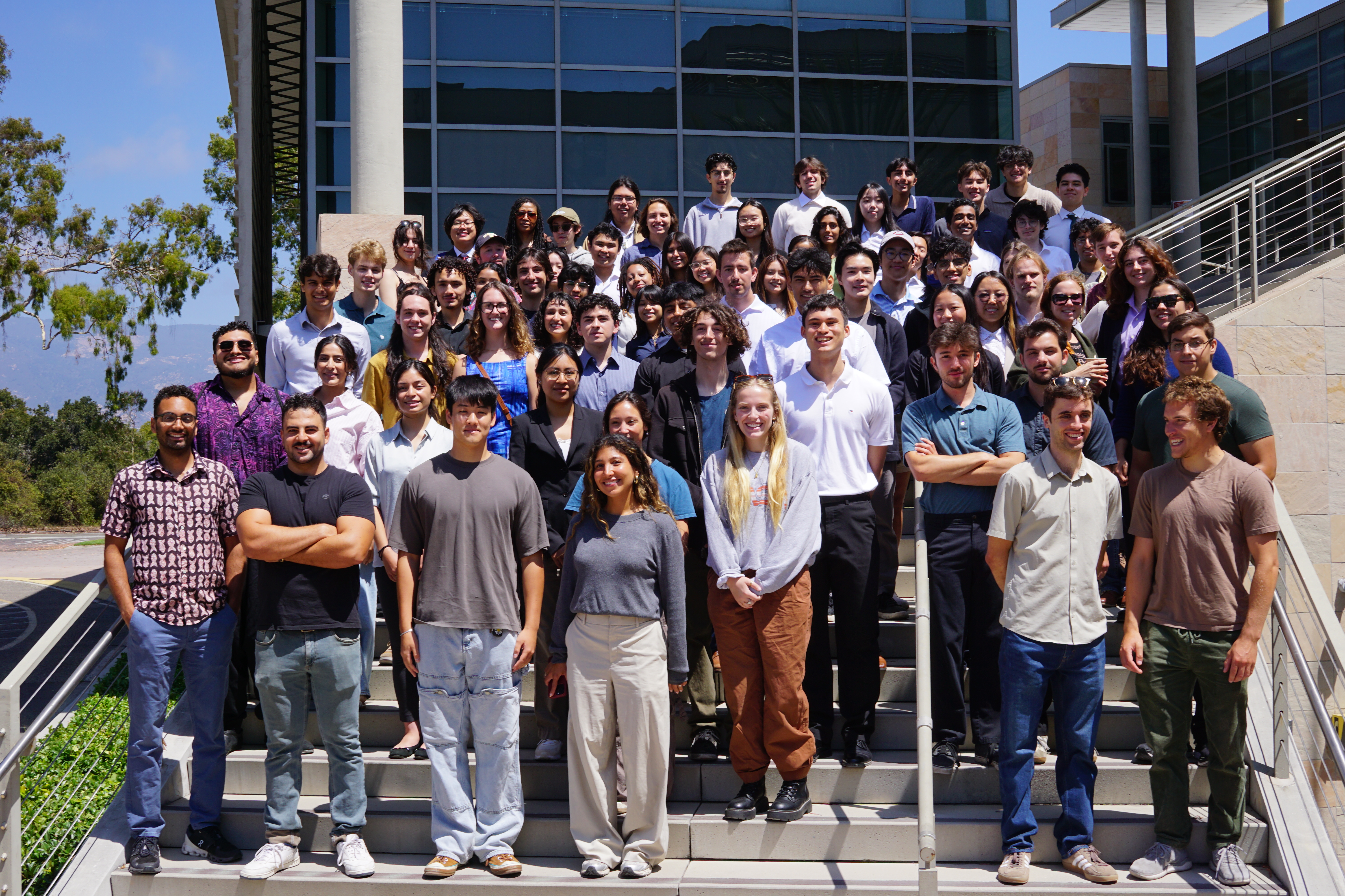 Photo of UCSB summer research participants in 2025