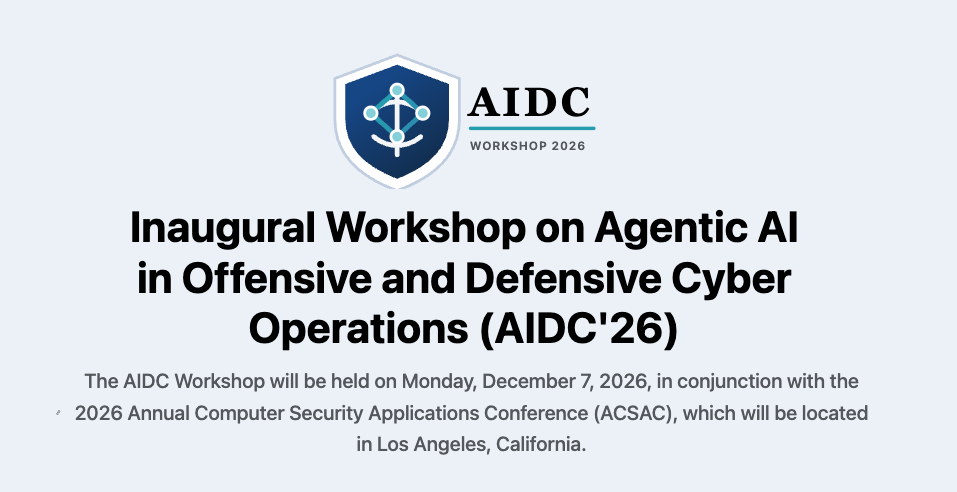 Screenshot of AIDC workshop homepage - https://aidcworkshop.github.io/