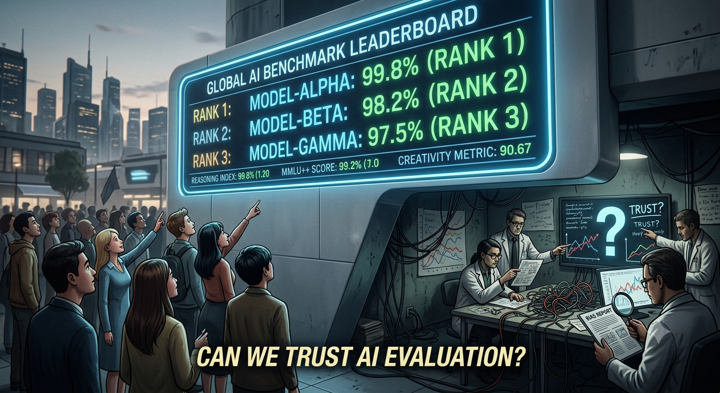 Gemini-generated image on trusting AI evaluation