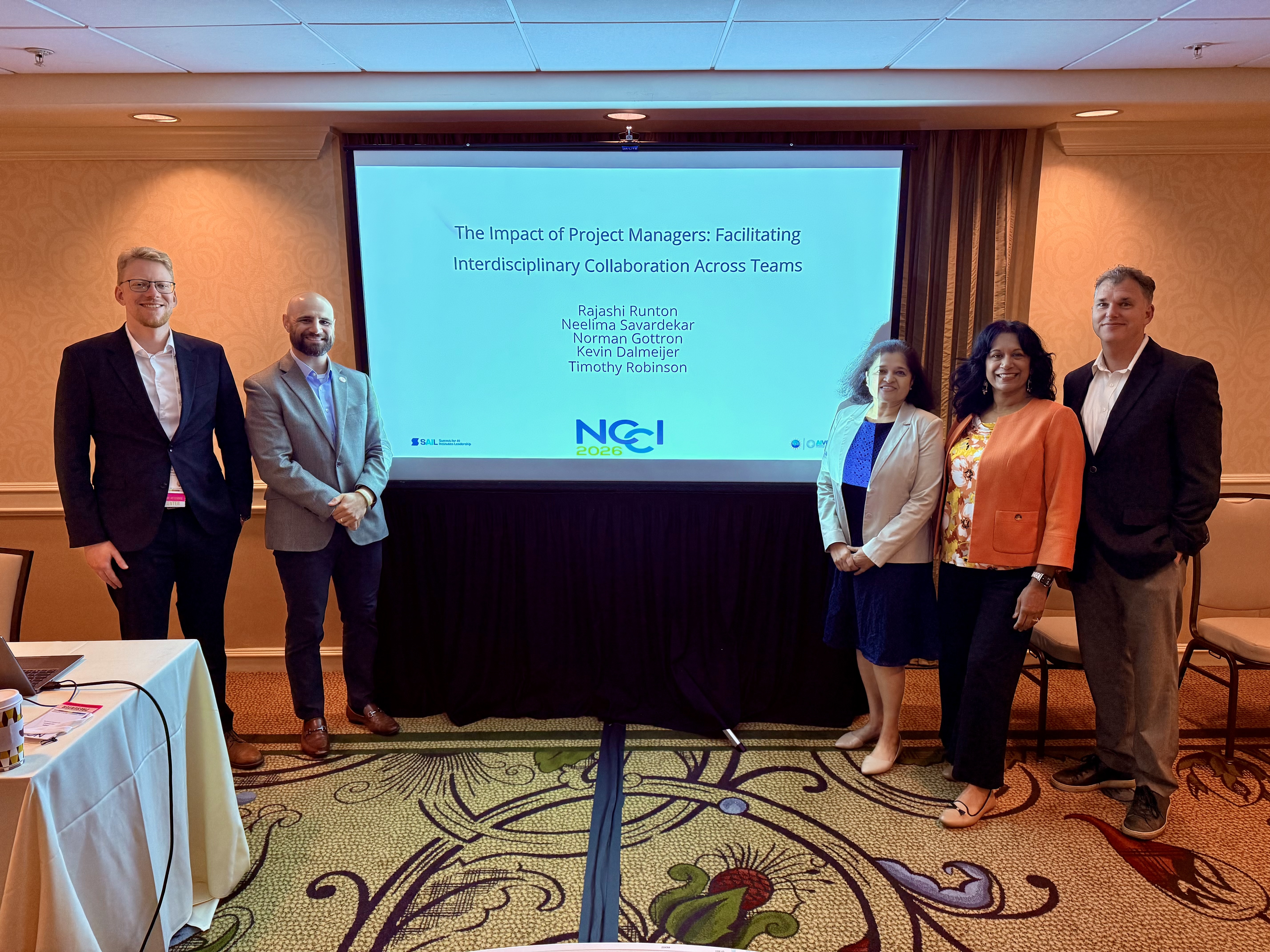 Photo of AI Institute Managing Directors at NCCI 2026