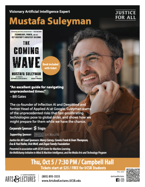 Mustafa Suleyman Lecture Flier